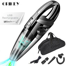 將圖片載入圖庫檢視器 GRIKEY Wireless Vacuum Cleaner For Car Vacuum Cleaner Wireless Vacuum Cleaner Car Handheld Vaccum Cleaners Power Suction
