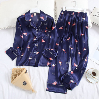 Long Sleeve Ice Silk Trousers