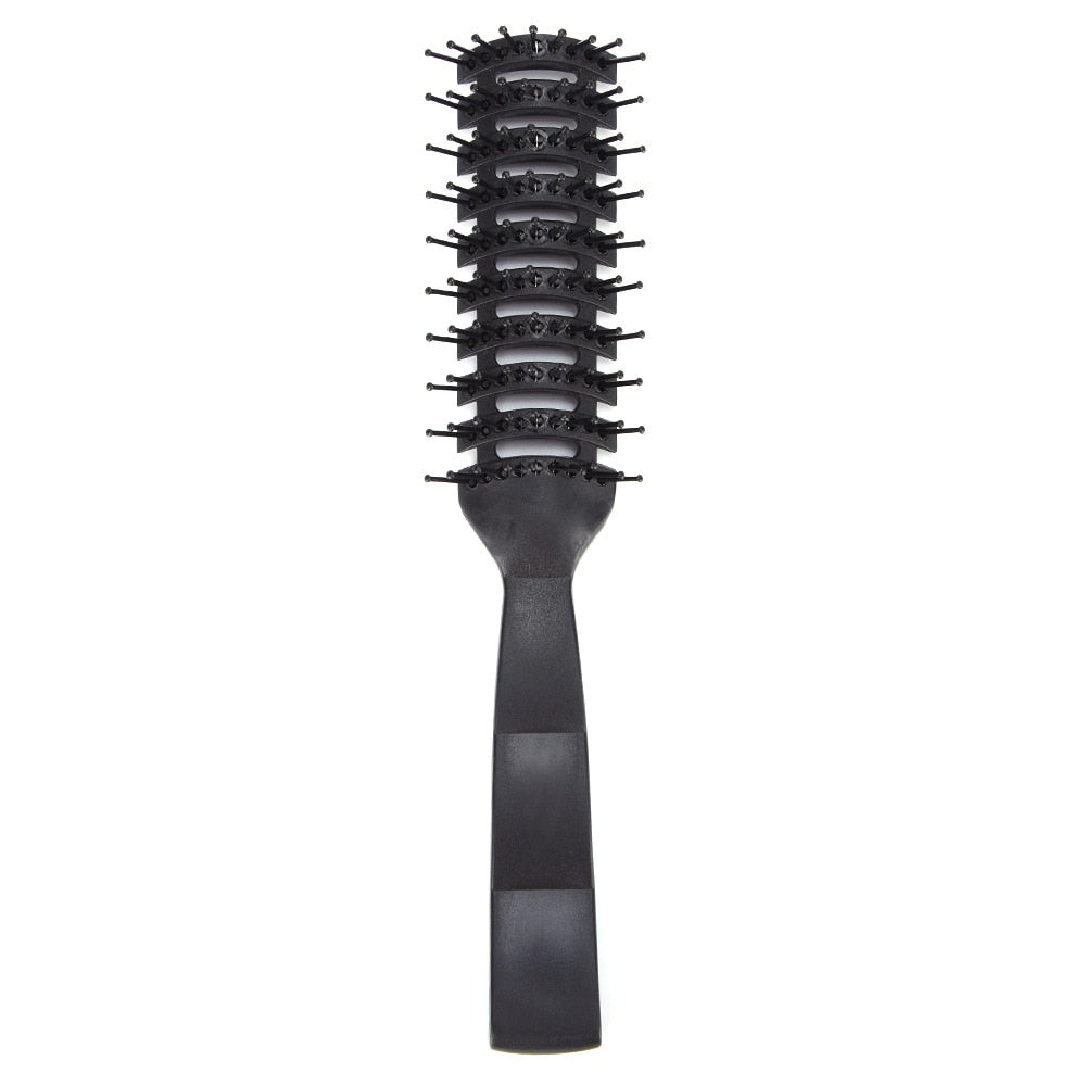 Hair Brush Scalp Massage Comb Hairbrush Bristle&Nylon Women Wet Curly Detangle Hair Brush for Salon Hairdressing Styling Tools