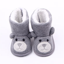 Cargar imagen en el visor de la galería, Baby Winter Boots Infant Toddler Newborn Cute Cartoon Bear Shoes Girls Boys First Walkers Super Keep Warm Snowfield Booties Boot
