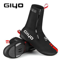 将图片加载到图库查看器，Waterproof Cycling Shoe Covers Windproof MTB Road Bicycle Overshoes Winter Thermal Warm Men Women Rain Riding Bike Boots Cover
