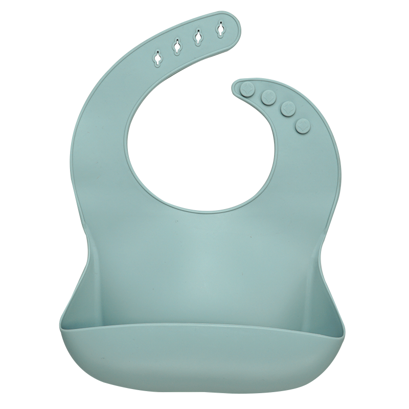 Fashionable Silicon Breastplate Baby Bib Waterproof Solid Infant Bandana Bibs Newborn Feeding Burp Cloth Drooling Scarf Dropship