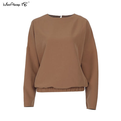 Mnealways18 Vintage Zipper Khaki Trousers Women High Waist Office Pants Ladies Brown Trousers Work Wear Autumn Long Pants 2020