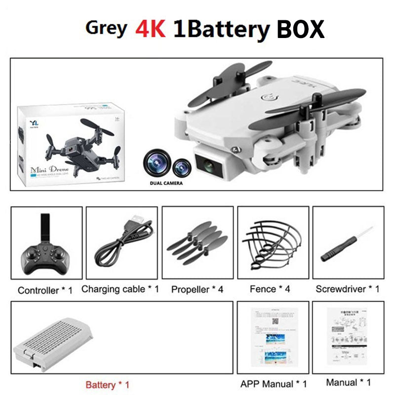 S66 Mini RC Drone 4K HD Camera Professional Aerial Photography Helicopter Gravity Induction Folding Quadcopter