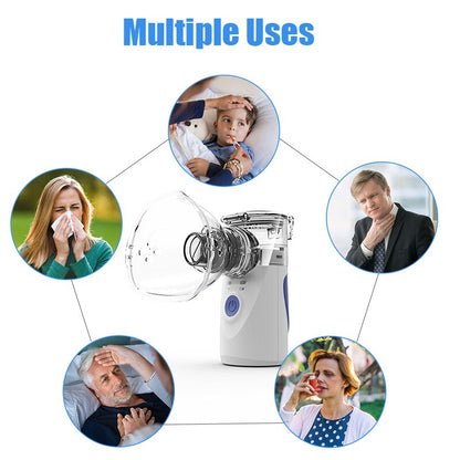 Mini Inhaler Atomizer For Children Adult Inhale Nebulizer Portable Inalador Nebulizador Rechargeable Medical Mesh Nebulizer