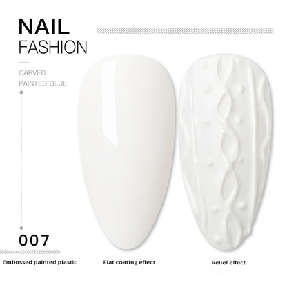 SKVP 3D Emboss Gel Polish Carving Painting 5ml Soak Off UV LED DIY Gel Lacquer Enamel Design Sweater Sculptuur Nails Art