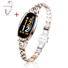 将图片加载到图库查看器，H8 Smart Watch Women Lady Blood Pressure Watch Heart Rate Monitor Fitness Tracker Smart Bracelet IP67 Waterproof Smartwatches
