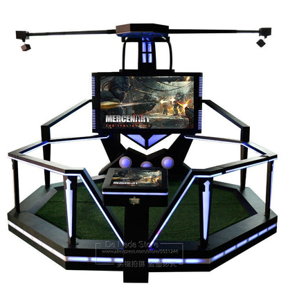 55 inch Screen HTC Vive Walking Platform Standing Up Game 9D VR Walker Gun Shooting Simulator Amusement Arcade Game Machine