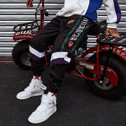 Harajuku Unisex Pants Joggers Retro Color Block Patchwork Jogging Running Hip Hip Harem Pant Streetwear Thin Sweatpant Trousers 2020 Track Pant Autumn