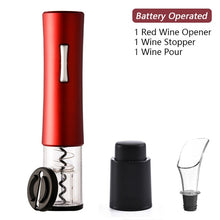 Load image into Gallery viewer, Automatic Bottle Opener for Red Wine Foil Cutter Electric Red Wine Openers Jar Opener Kitchen Accessories Gadgets Bottle Opener
