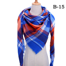 Load image into Gallery viewer, Designer 2020 knitted spring winter women scarf plaid warm cashmere scarves shawls luxury brand neck bandana pashmina lady wrap
