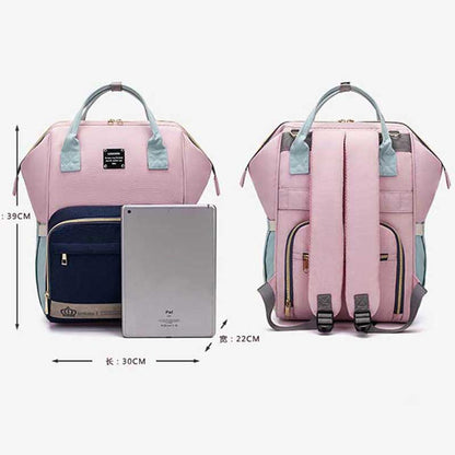 LEQUEEN Mummy Maternity Nappy Bag Large Capacity Baby Bag Travel Backpack Designer Nursing Bag for Baby Care
