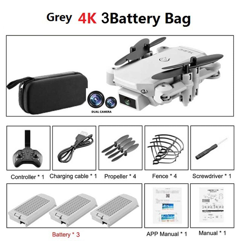 S66 Mini RC Drone 4K HD Camera Professional Aerial Photography Helicopter Gravity Induction Folding Quadcopter