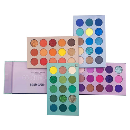 Beauty Glazed Gorgeous Me Makeup Eyeshadow Palette Shimmer Matte Glitter Eye shadow Pallete High Pigmented Eye Shadow