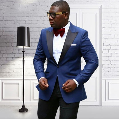 Men's One Button White Paisley Groom Tuxedos Shawl Lapel Groomsmen Mens Suits Blazers (Jacket, Pants, Tie) W:715