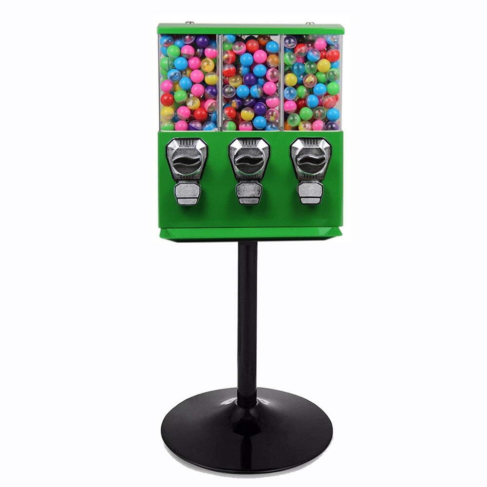 High Quality Zhutong Triple Head Bulk Candy Vending Machines Triple Gum ball vending Machine for Sale