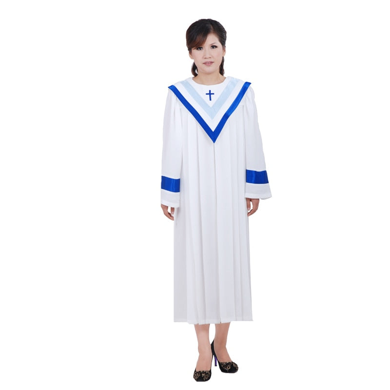 European USA Nun Church Choir Clothing Christian gown Robe Christian Garments poetry choir robe clothes