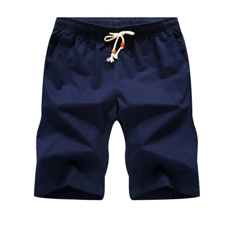 Hot 2021 Newest Summer Casual Shorts Men's Cotton Fashion Style Man Home Shorts  Asian Size Men Male With Pocket