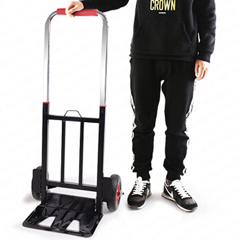 Folding Large Trolley. Moving Truck Support, Portable Shopping Dolley, Trailers, Multi-purpose Luggage Carts