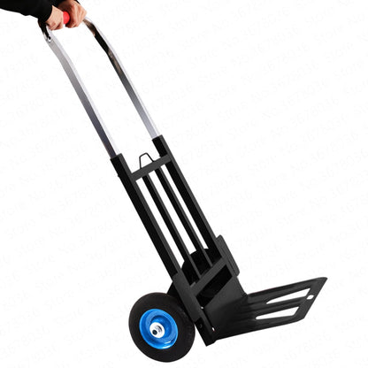 Folding Large Trolley. Moving Truck Support, Portable Shopping Dolley, Trailers, Multi-purpose Luggage Carts