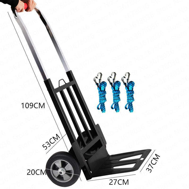 Folding Large Trolley. Moving Truck Support, Portable Shopping Dolley, Trailers, Multi-purpose Luggage Carts