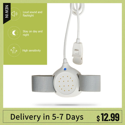 Hot Professional Arm Wear Bed-wetting Sensor Alarm For Baby Toddler Adults Potty Training Wet Reminder Sleeping Enuresis