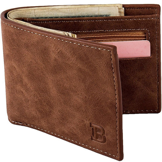 High Quality Mini Men's Luxury Business Wallet Card Holder Man Purse Coin Bag Zipper