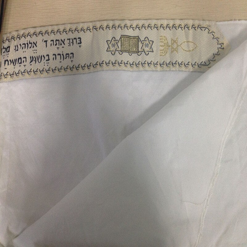 Talit Convenant Christian Holy Prayer Shawl Head  Towel. Head Covering. Holy Scriptures. Hebrew