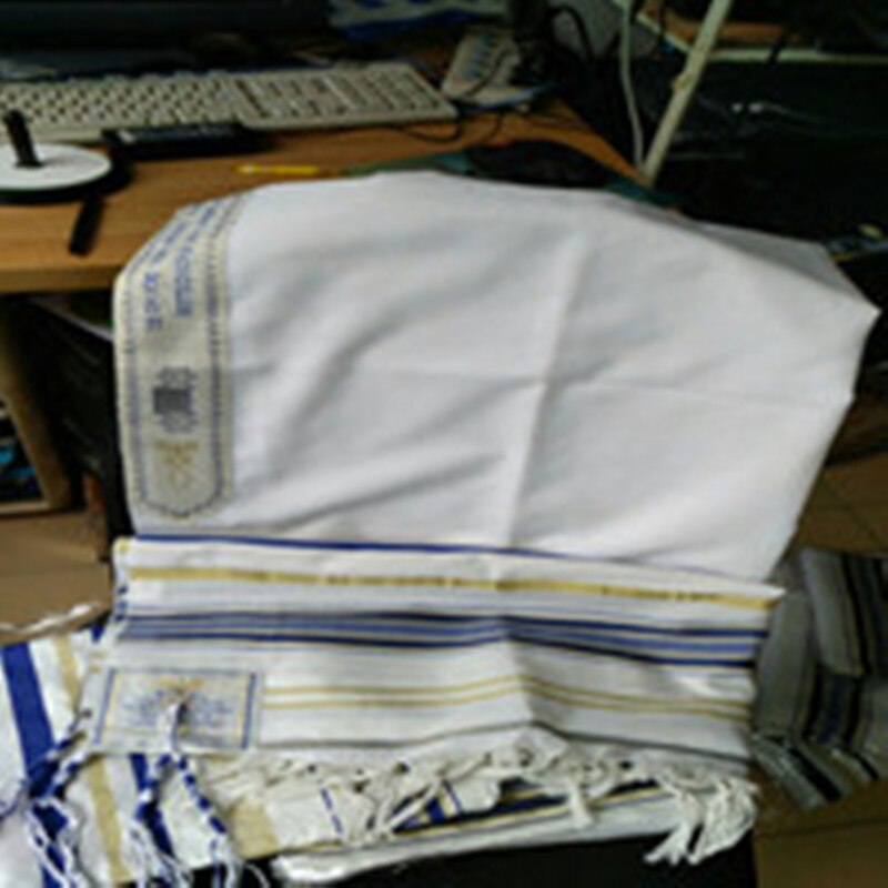 Talit Convenant Christian Holy Prayer Shawl Head  Towel. Head Covering. Holy Scriptures. Hebrew