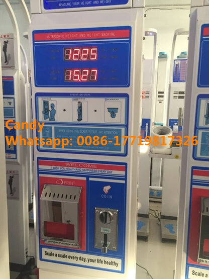 Electric Scale Vending Machine 15 Model Coin Acceptor. Weight Scale