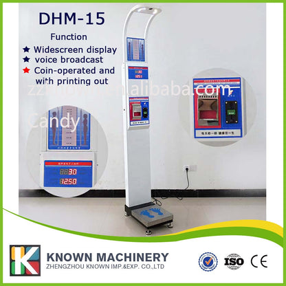Electric Scale Vending Machine 15 Model Coin Acceptor. Weight Scale