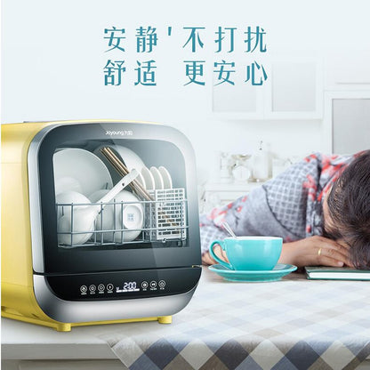 Household automatic multi function dishwasher desktop free installation smart dishwasher