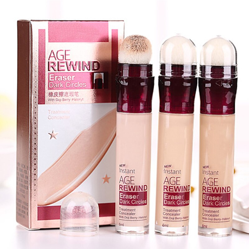 ICYCHEER Face Concealer Eraser Pen Long Lasting Eye Concealer Lighter Cover Up Acne Scars Primer  Face Makeup Beauty Cosmetic