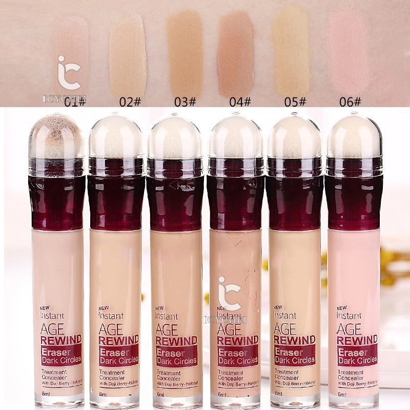 ICYCHEER Face Concealer Eraser Pen Long Lasting Eye Concealer Lighter Cover Up Acne Scars Primer  Face Makeup Beauty Cosmetic