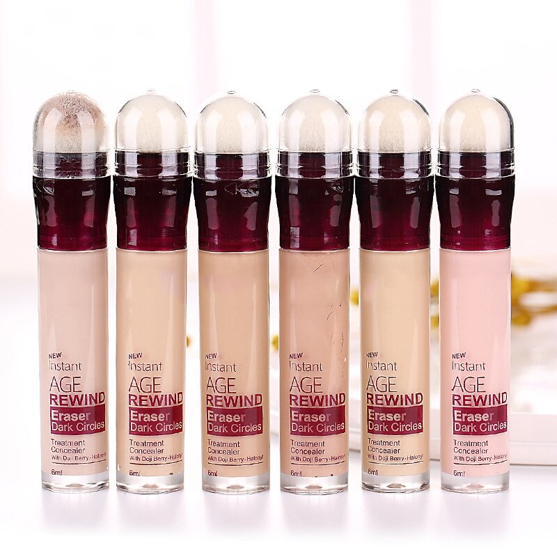 ICYCHEER Face Concealer Eraser Pen Long Lasting Eye Concealer Lighter Cover Up Acne Scars Primer  Face Makeup Beauty Cosmetic