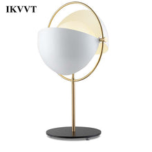 將圖片載入圖庫檢視器 IKVVT Adjustable Desk Light G9 Black White Coppery Office Table Lamp Student Reading Lamps Modern Minimalism Desk Lights
