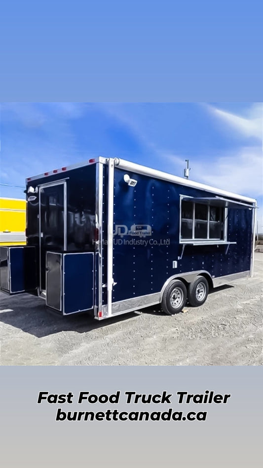 Fast Food Kiosk Coffee Van Hot Dog Cart Mobile Concession Food Truck Trailer