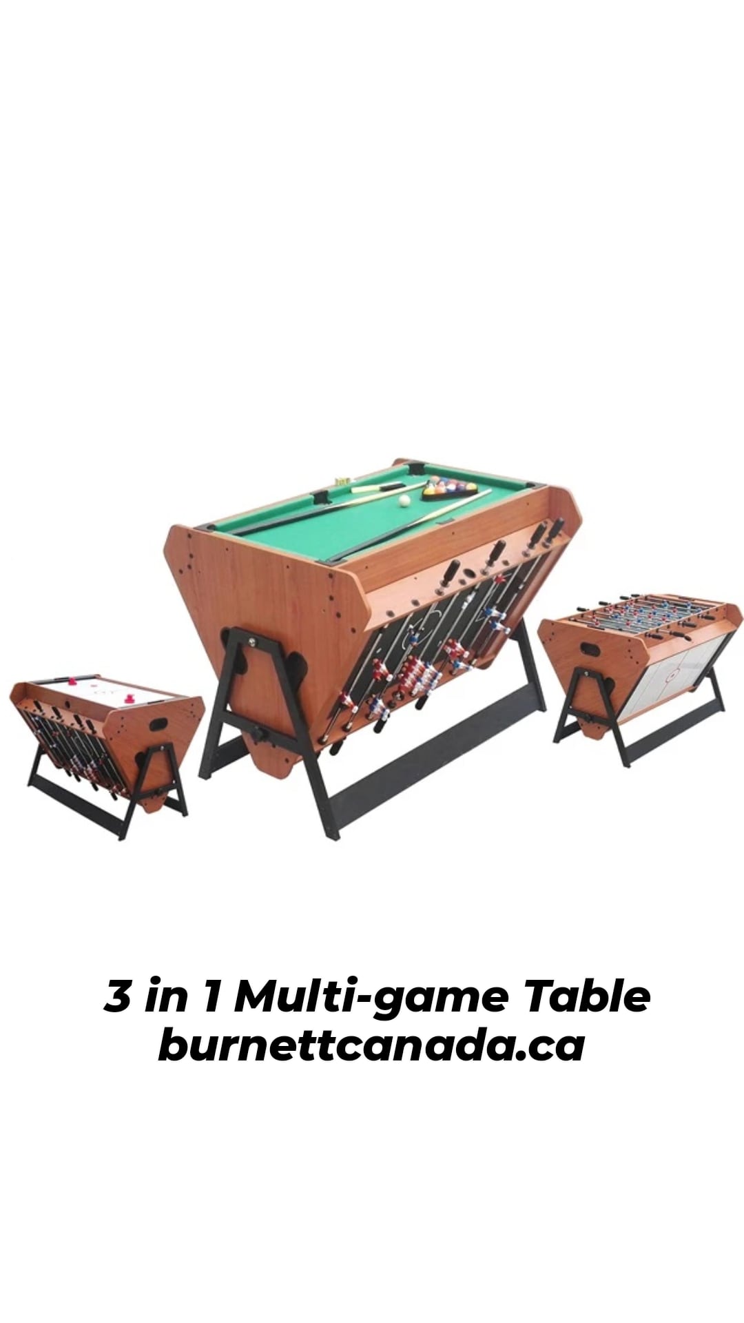 3 in 1 Multi-game Table