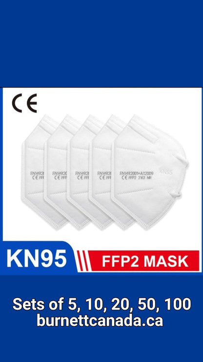KN95 Face Mask 5 Layer Sets FFP2