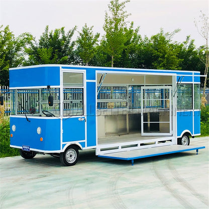 Ice Cream Hot Dog Electric Food Cart Kitchen Restaurant Vintage Mobile Food Truck