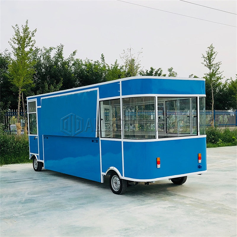 Ice Cream Hot Dog Electric Food Cart Kitchen Restaurant Vintage Mobile Food Truck
