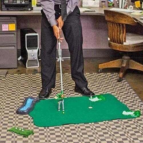 Indoor Mini Golf Game Golfing Man Indoor Golf Game Indoor Mini Golf Game Set with A Little Guy Attached to Golf Club