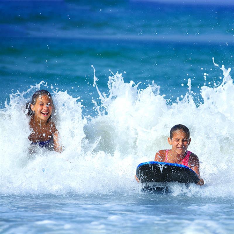 Inflatable Handle Pool Rafts Plate Children Swimming Floating Bed Surfboard Bathing Toys Swimming Accessories