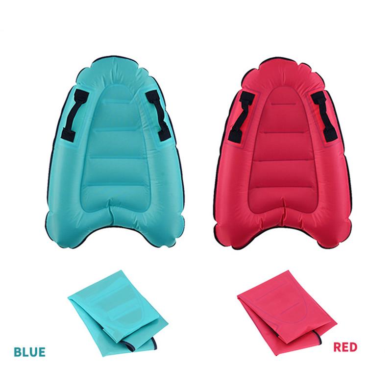 Inflatable Handle Pool Rafts Plate Children Swimming Floating Bed Surfboard Bathing Toys Swimming Accessories