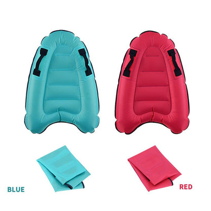 Inflatable Handle Pool Rafts Plate Children Swimming Floating Bed Surfboard Bathing Toys Swimming Accessories