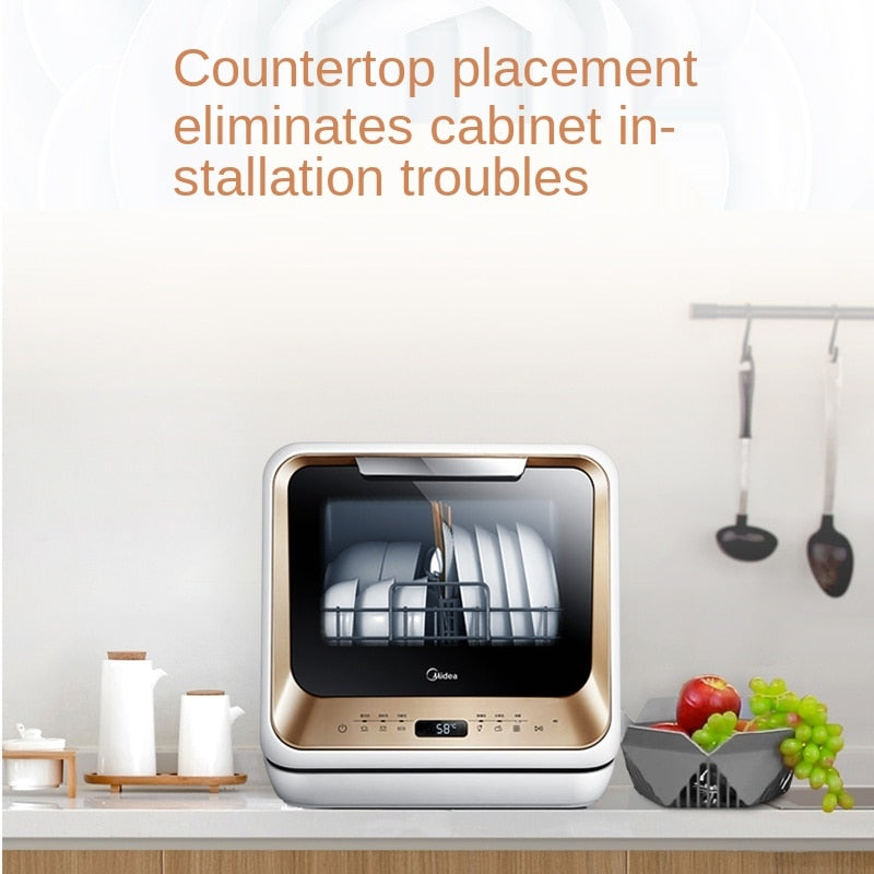 Installation-Free Dishwasher Household Automatic Desktop Mini Stand-Alone All-in-One Machine  Dish Washers electric dish washer