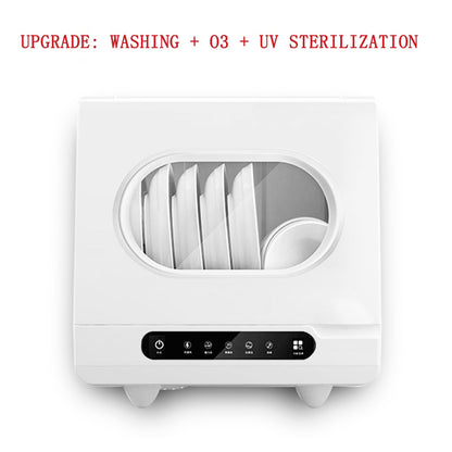 Intelligent Automatic dishwasher Home Desktop Free Installation Dish Washing Machine Mini O3+UV Double sterilization Dish Washer