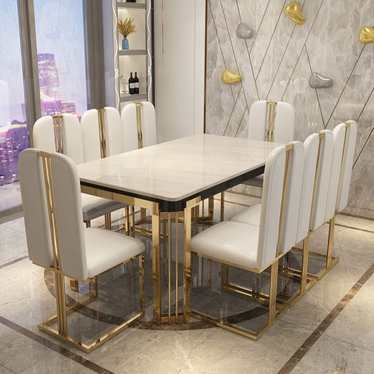 Minimalist Modern Simple Rectangular Dining Table