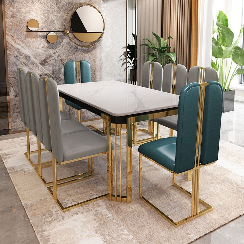 Minimalist Modern Simple Rectangular Dining Table