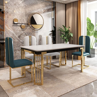 Minimalist Modern Simple Rectangular Dining Table